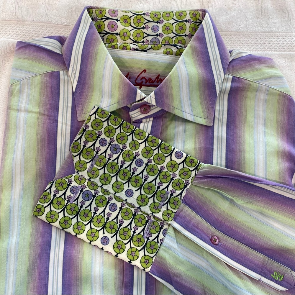 Robert Graham L/S Button Down Sz XL